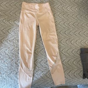 XS Athleta 7/8 Ballet Pink Leggings
